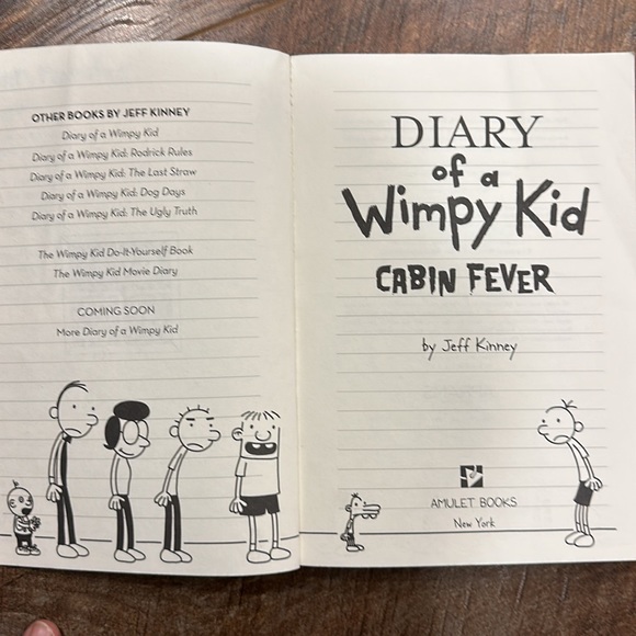 Diary of a Wimpy Kid: Cabin Fever. #6 in series. Softcover. - Picture 4 of 5